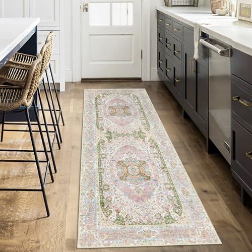 Tapete Lavable Corredor 60x182 cm Rosa miniatura 2