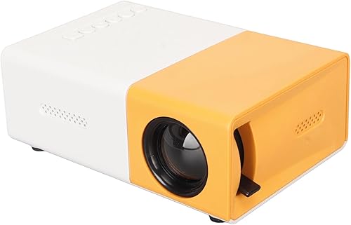 Mini proyector 1080P compatible con AV VGA HD USB Control remoto, portátil, tamaño compacto, interfaz rica, tamaño de proyección de hasta 60
