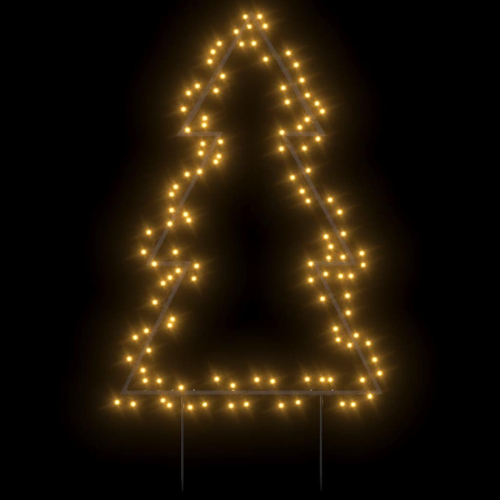 Weihnachtsbaum mit 115 LEDs, Eisen, 90 cm Höhe, 8 Lichteffekte, IP44 wasserdicht, mit Erdspießen, USB-Anschluss, für Innen und Außen, Weihnachtsbeleuchtung, Garten, Balkon, Terrasse