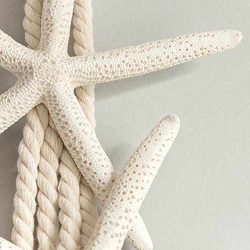 ZILucky 2 Pieces Natural Starfish Curtain Tiebacks Rope Drape Tie Band Drapery Holdbacks Room Décor - Image 5