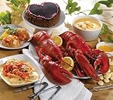 Lobster Gram PLZGR2Q LOBSTERPALOOZA GRAM DINNER FOR TWO WITH 1.25 LB LOBSTERS