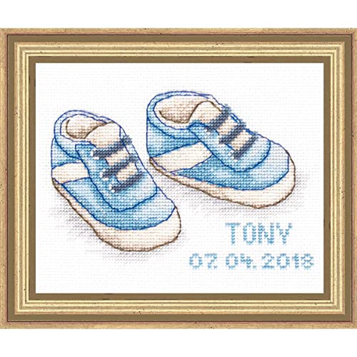 Luca-S B1138 Baby Shoes - Cross Stitch Kit