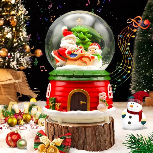 NEMMXUB Schneekugel, Schneekugel Weihnachten, Weihnachtsmann,...