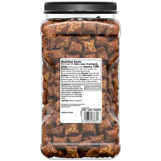 Peanut Butter Pretzels Nuggets Snack - Valencia Pretzels With Peanut Butter Filling 3 LB 7 OZ 55 OZ with Mini Scooply Scoop product thumbnail 6
