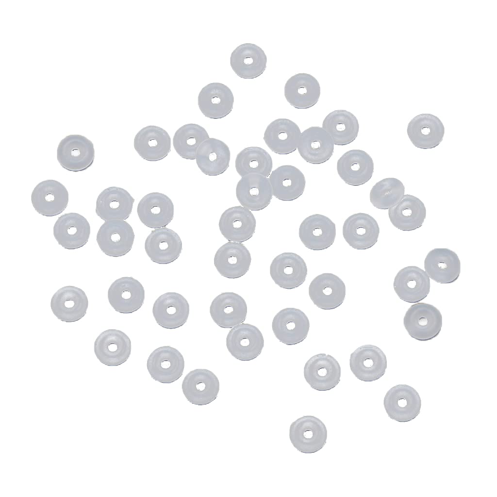 Silicone Rubber Stopper for Jewelry Clip Lock Spacer Charm Beads Necklace Bracelets Lock Spacer Charm Beads