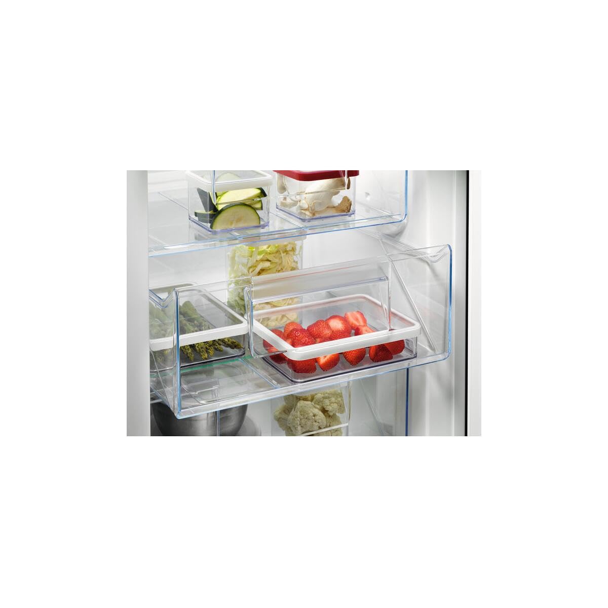 AEG Congelatore da incasso 88 cm, serie 6000 LowFrost: meno formazione di ghiaccio, congelatore a 4 stelle 98L, controllo elettronico, funzione di congelamento rapido, allarme temperatura, tecnologia