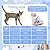 2PCS Cat Professional Recovery Suit, Anti-licking Cat Vest, E-Collar Alternative for Cats, Cat Recovery Suit Post Surgery, Cat Recovery Suit, for Abdominal Wounds or Skin Diseases