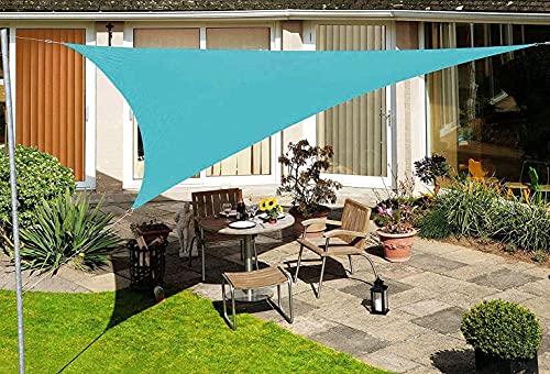 Voile d'ombrage triangulaire contre la chaleur et bâche de balcon