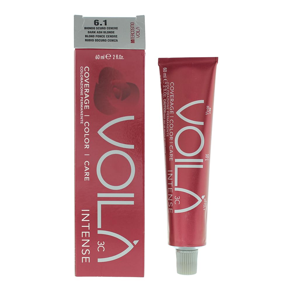 Intercosmo Voila 3C Intense Hair Colour 60ml - 6.1 Dark Ash Blonde