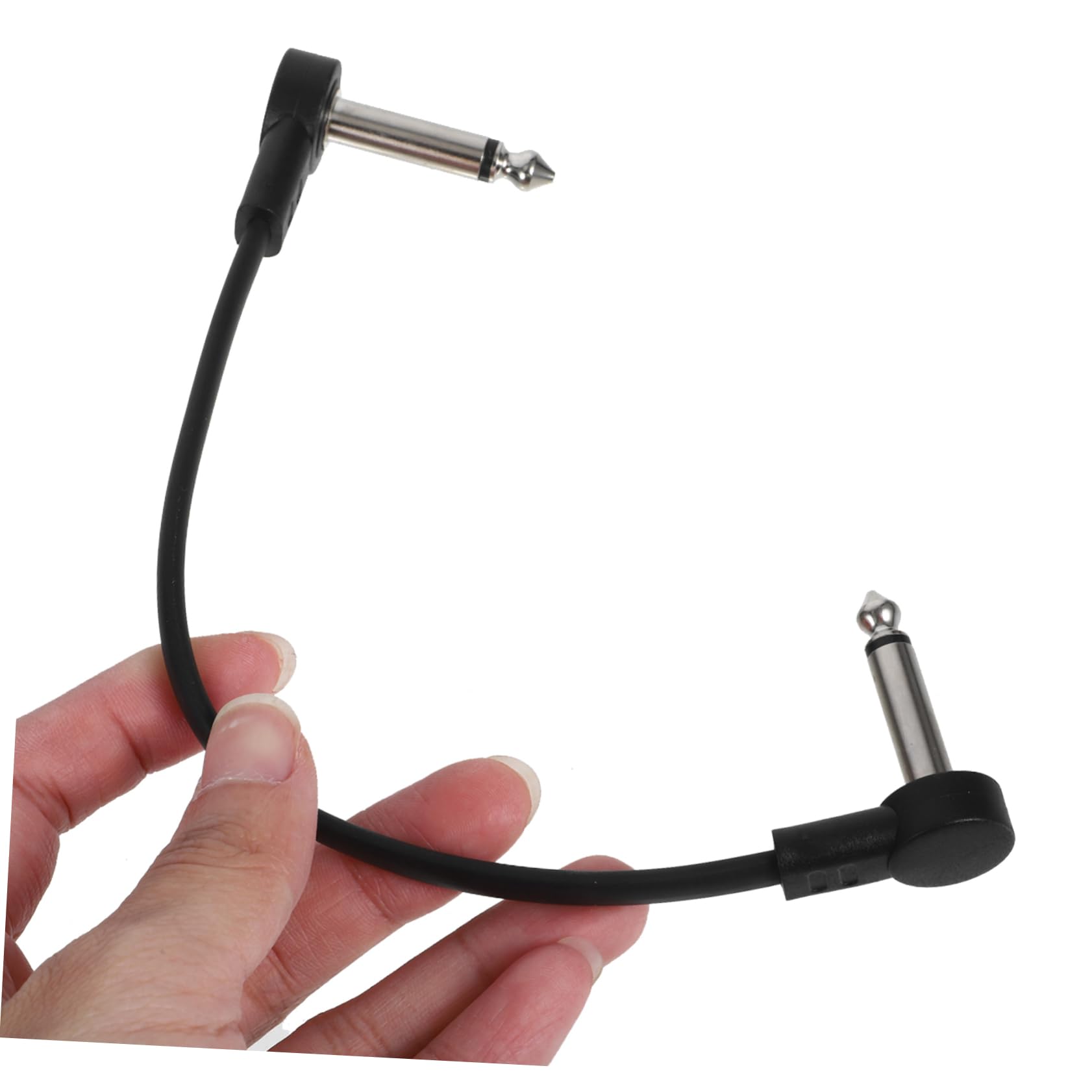 YARNOW 3 Series Alambre De Guitarra Guitars Con Aislado Enroscado Cables Dirigir Cable De Instrumento De Guitarra Cable De Guitarra Electrica Cobre De Negro 6 Piezas*3