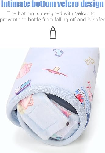 Miniatura 3 de Pilarmuture Calentador de biberones lavable, portátil USB, mantiene la temperatura perfecta para leche de bebé, se utiliza para leche de bebé, se