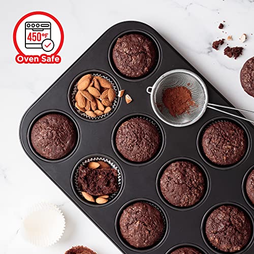 Baking Set – 6 Piece – Deluxe Non Stick Black Coating Inside And Outside – Carbon Steel Bakeware Set – Pfoa Pfos And Ptfe Free By Bakken #TOP4