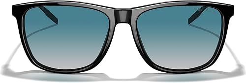 Miniatura 50 de MERRY'S S8286 Lentes de sol polarizados de aluminio, unisex, estilo de época, para hombres y mujeres 0c03 Marco negro/lente de espejo verde/patillas