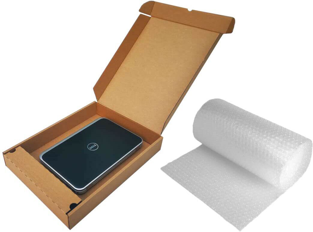 Meg4tec Select Kit: 51X38x7cm+Bubble Wrap Laptop Shipping Mailing Postal Strong Cardboard Boxes Secure Protective Safe (Quantity: 10, )