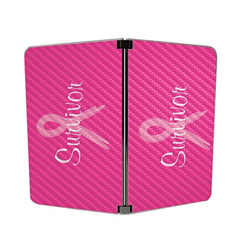 Image of MightySkins Carbon Fiber Skin for Microsoft Surface Duo - Survivor | Protective, Durable Textured Carbon Fiber Finish | Easy to Apply, Remove, and Change Styles | Made in The USA