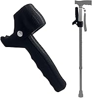 Vista 1 de Agarres de mango de bastón para caminar, soporte para bastón para ancianos, discapacitados para caminar o muleta, ancianos, discapacitados, se