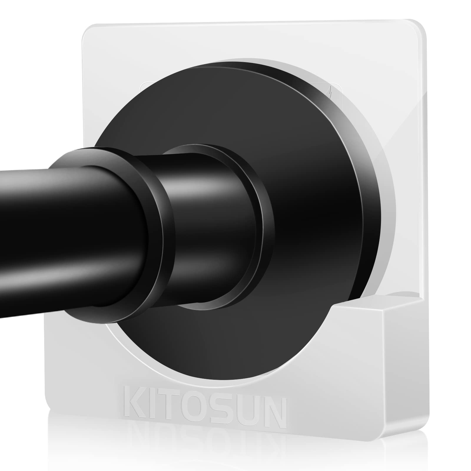 Adhesive Shower Curtain Rod Holder Kitosun Wall Mount Bathroom