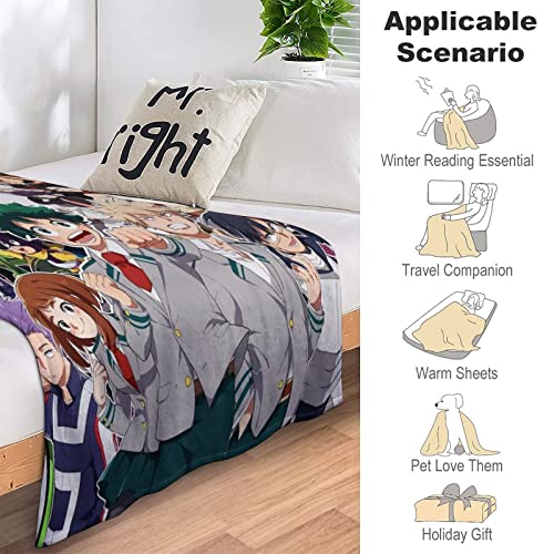 Flannel Fleece Throw Blanket Super Soft Fluffy Bed Blanket Plush Microfiber Blanket Luxury Couch Blanket For All Seasons, 50X40 Inches #TOP3