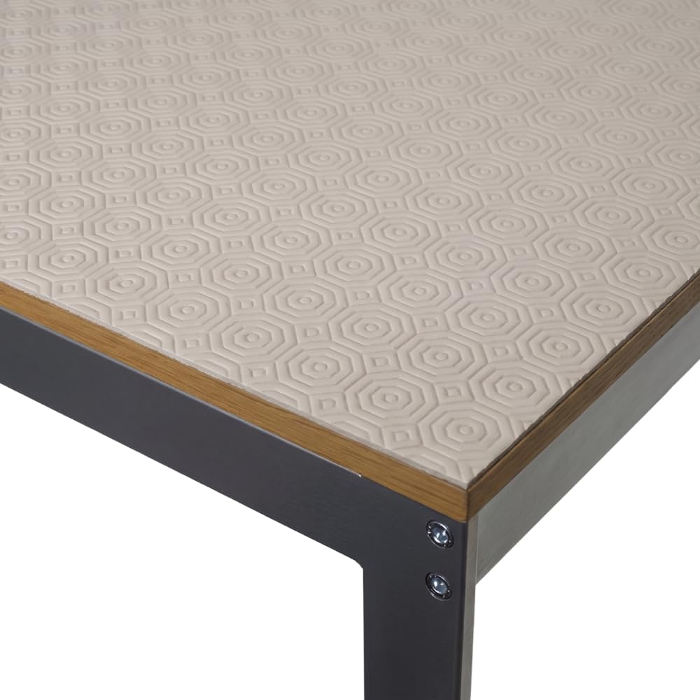Jolee Tablecloths Beige Luxury Heat Resistant Wipe Clean Table Cover Protector Rectangle 140cm x 90cm