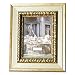 Lawrence Frames Carved Antique Bronze and Antique Silver Combination 8x10 Picture Frame