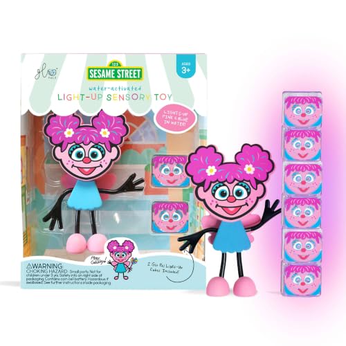 Glo Pals Water-Activated Light-Up Toy, Abby Cadabby Character & 6 Cubes