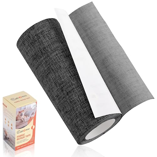 Cahomo Parche de Tela de Lino Autoadhesivo, 10 * 160 cm Parches de Reparación de Lino, para...