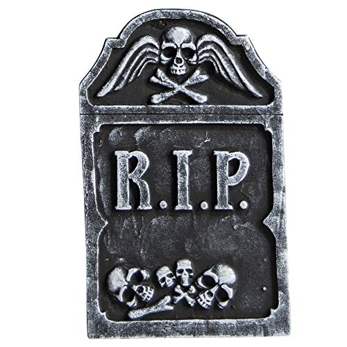 LAPIDE CIMITERO IN POLISTIROLO CON OSSA