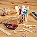 com-four® 100x Pinzas de Madera para Ropa - Pinzas de Madera sostenibles...