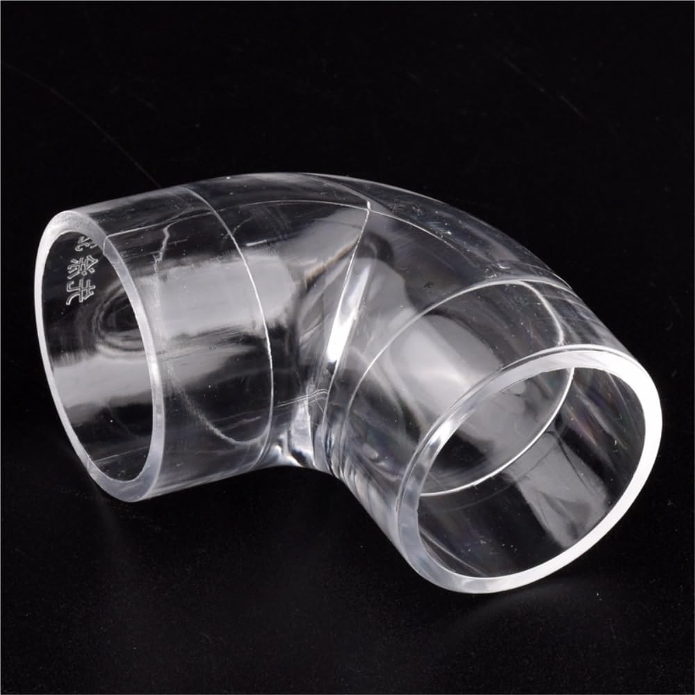 Clear Acrylic Tube， Acrylic 90° Elbow Tube Fittings for Aquarium Fish Tank Garden Water Pipe Multiple Sizes(16mm)