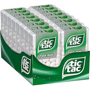 Tic Tac fresh mint, bulkverpakking, (16x 49g verpakking)