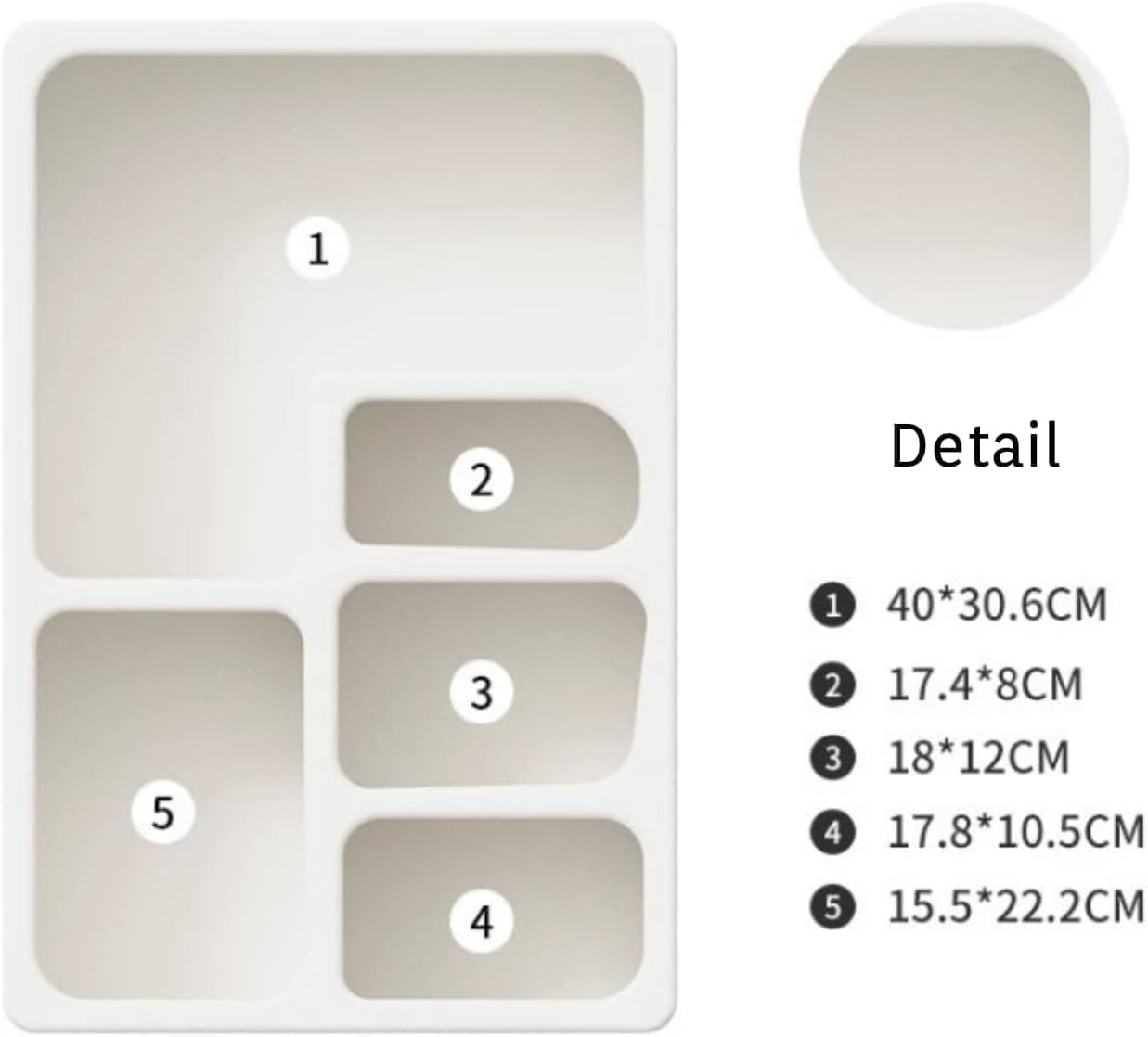 Modern White Nightstand with Storage, Stylish Bedside Table with Open Shelf, Versatile End Table for Bedroom, Living Room & Dining Room, Space-Saving Side Cabinet