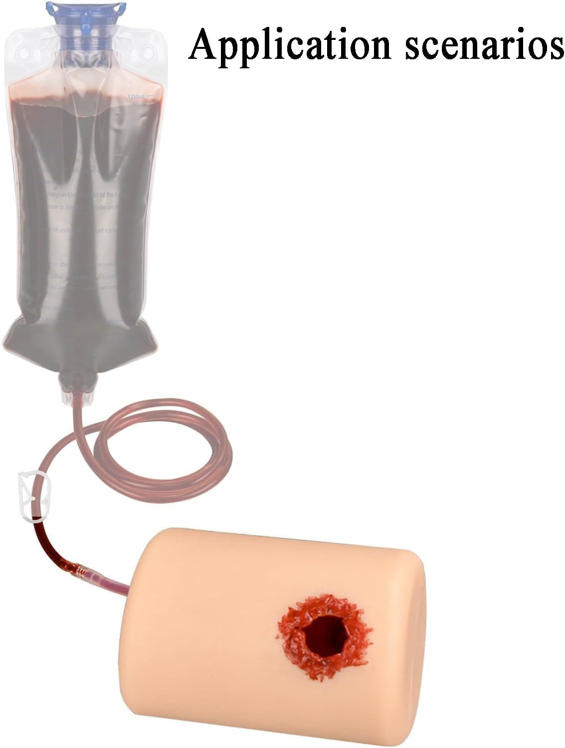 Modèles De Plaies En Soins De La Blessure, Entraîneur De Garrot Du Garrot Des Saignements, Simule Fortement La Blessure Sur La Scène Des Cuisses Et Les Saignements, Le Kit De Formation À Tâches D'emba