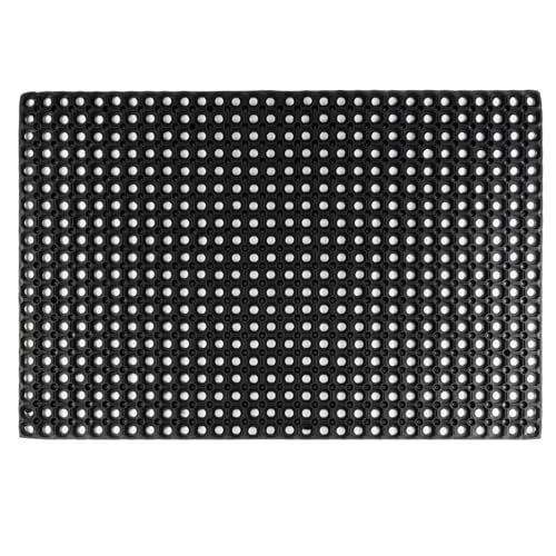 etm - Octodoor - Caillebotis en Caoutchouc de Haute Qualité - Dalles Caoutchouc Nid d'abeille - Protection Optimale pour Aires de Jeux et Jardins - Épaisseur...
