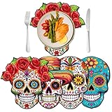 Photo Gallery set di 12 giorno dei morti tovagliette di carta, fiore teschio stagionale partito tovaglietta,4 stile halloween tovagliette per tavolo da pranzo decorazione, decorazione della casa,11x15inch Photo Gallery set di 12 giorno dei morti tovagliette di carta, fiore teschio stagionale partito tovaglietta,4 stile halloween tovagliette per tavolo da pranzo decorazione, decorazione della casa,11x15inch