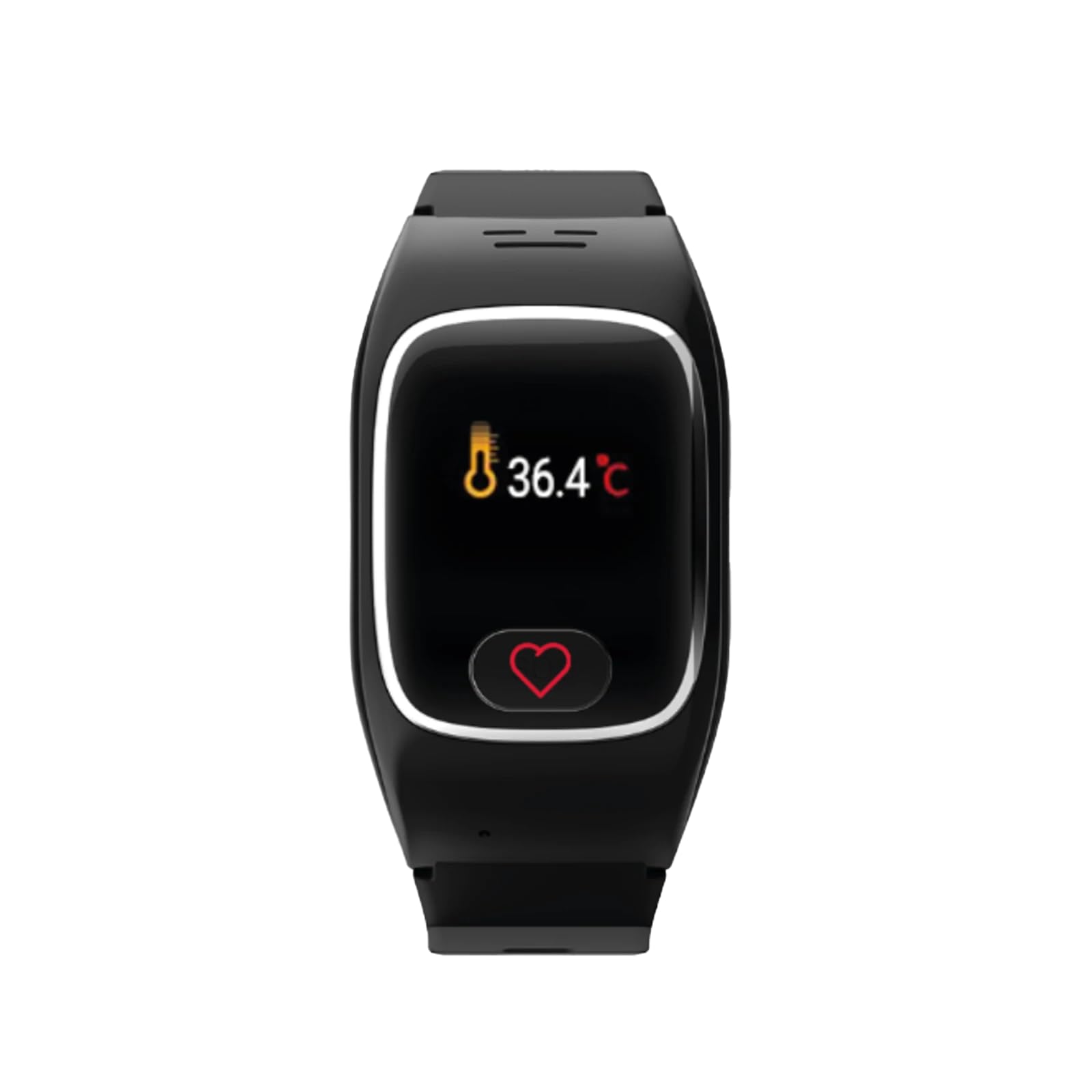 James B8 Notruf mit Ersatzarmband & Sicherheitsuhr für Senioren – GPS, Sturzerkennung, SOS-Knopf, Pulsmessung, Gesundheitsfunktionen, Familien-App, lauter Alarm – Schwarz – inkl. SIM