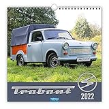  Trötsch Technikkalender Trabant 2022: DDR Fahrzeuge: DDR Fahrzeug Ostalgiekalender
