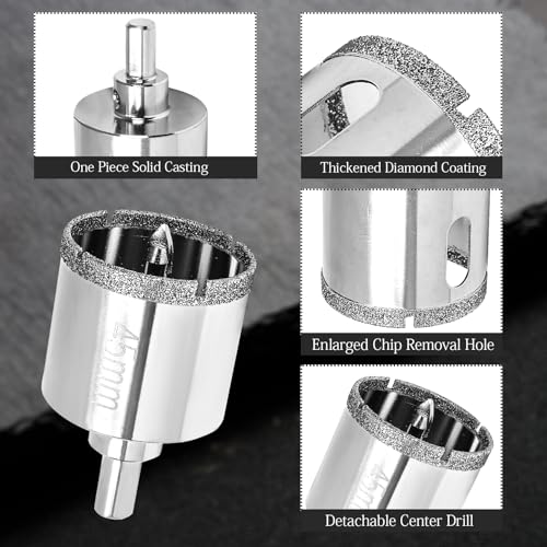 Image of 1-3 /4 Inch Diamond Hole Saw with Pilot Drill Bit