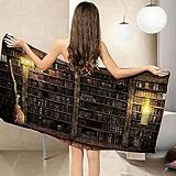 【Design personnalisé】 : la serviette de bain est fabriquée en tissu microfibre, qui est beau, unique, doux et confortable. Nos serviettes en microfibre sont plus épaisses et plus durables que les serviettes de bain ordinaires. Après avoir quitté la mer ou la piscine, la serviette en microfibre peut sécher rapidement le corps, et également garantir pleinement la chaleur du corps et ses performances coupe-vent.