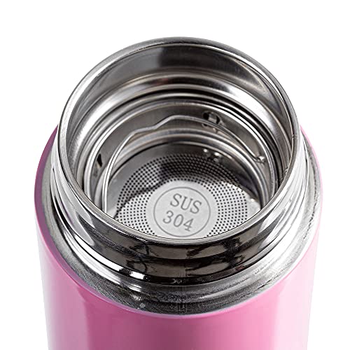 Squeeze Térmico Inox Rosa 500ml Termopro