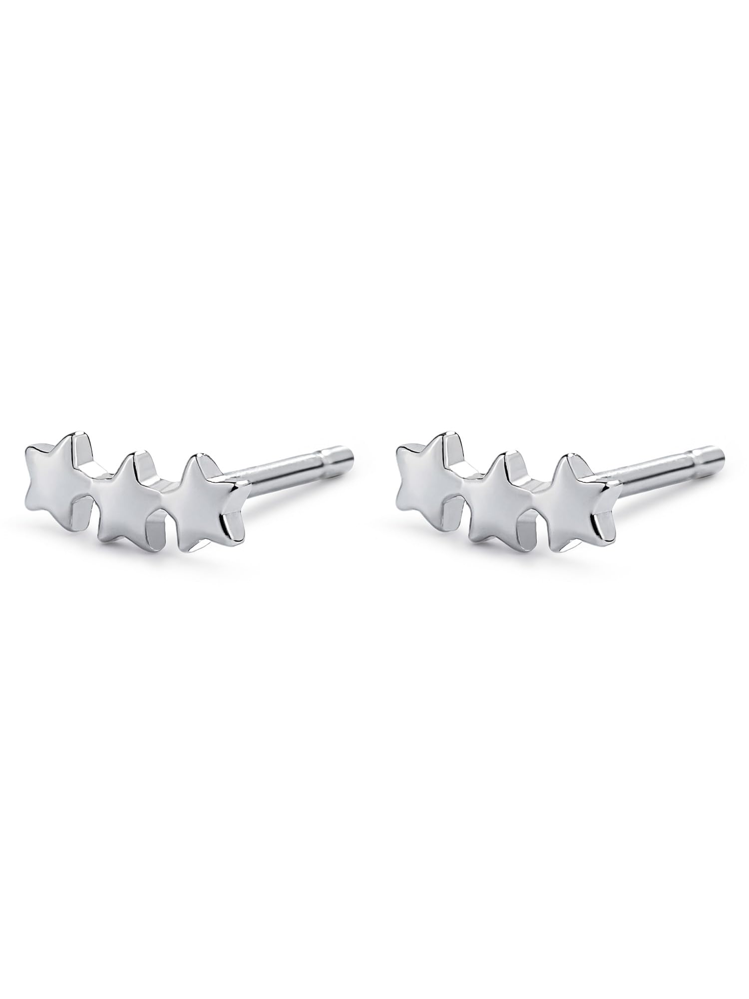 S925 Sterling Silver Earrings, Hypoallergenic Stud for Women &amp; Men