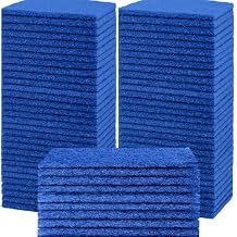 40 Pcs Heavy Duty Scour Pads,Scouring Pads,4 x 5.95 inch Scrubbing Pads for Metal Grills & Kitchen Scrubbers,Non-Scratch Reusable Dish Scrubbing Pads for Kitchen Dishes Sink BathtubBlue