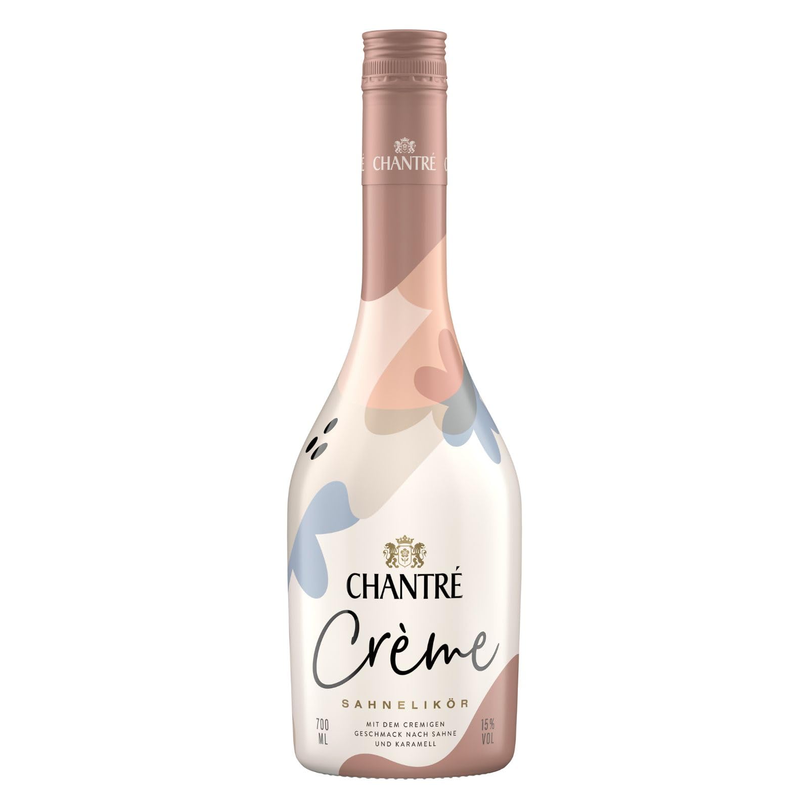 Chantré Crème 15% Vol (1 x 0,7 l) – Cremiger Sahnelikör mit feiner Karamellnote