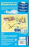 KOSMOS 657833 Experimente für die Badewanne, Experimentier-Spaß mit Seifenboot, Wasserrad und Taucherglocke, Forscher-Set, Experimentierset für Kinder, Badewannen-Spielzeug ab 6 Jahre