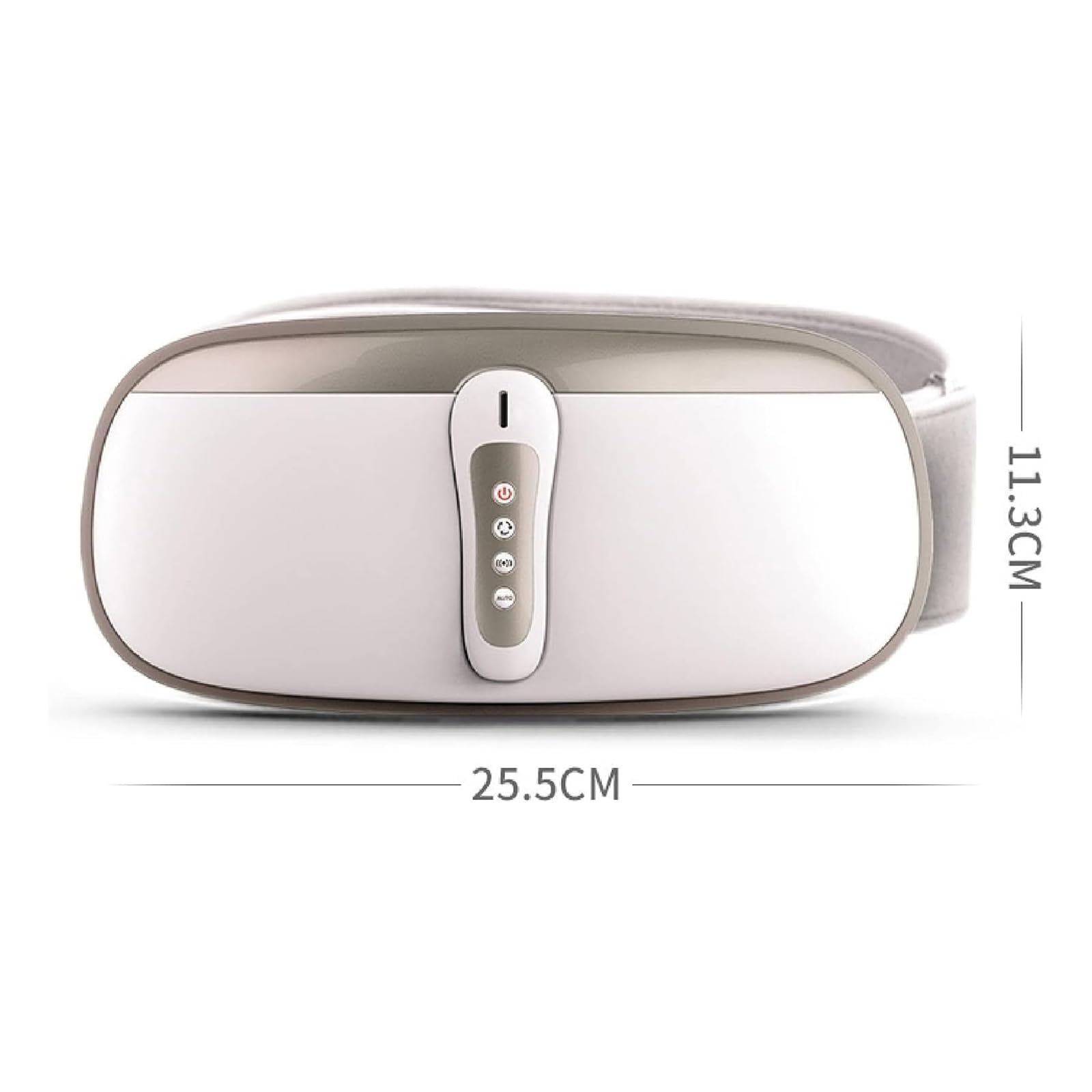 TsoLay Massaggiatore Addominale Elettrico, Macchina Brucia Grassi Elettrica Wireless, 4 Intensità di Massaggio/Vibrazione Ad Alta Frequenza/Compressione Calda a Temperatura Costante, per Massaggi