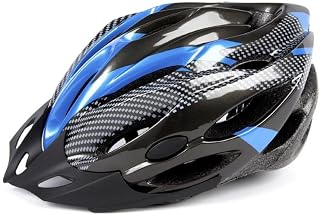 MIRAGE 1x Allround Helme Casco Integral (Talla L), Color Negro y Azul, Unisex Adulto