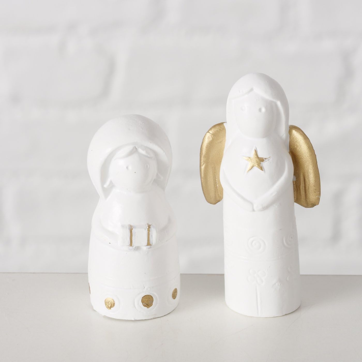Boltze Home Crèche de Noël minimaliste de l'OTAN, 11 figurines