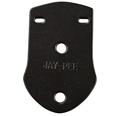 Jay-Pee Police Citation Bar and Badge Holder One Bar Genuine Leather Black