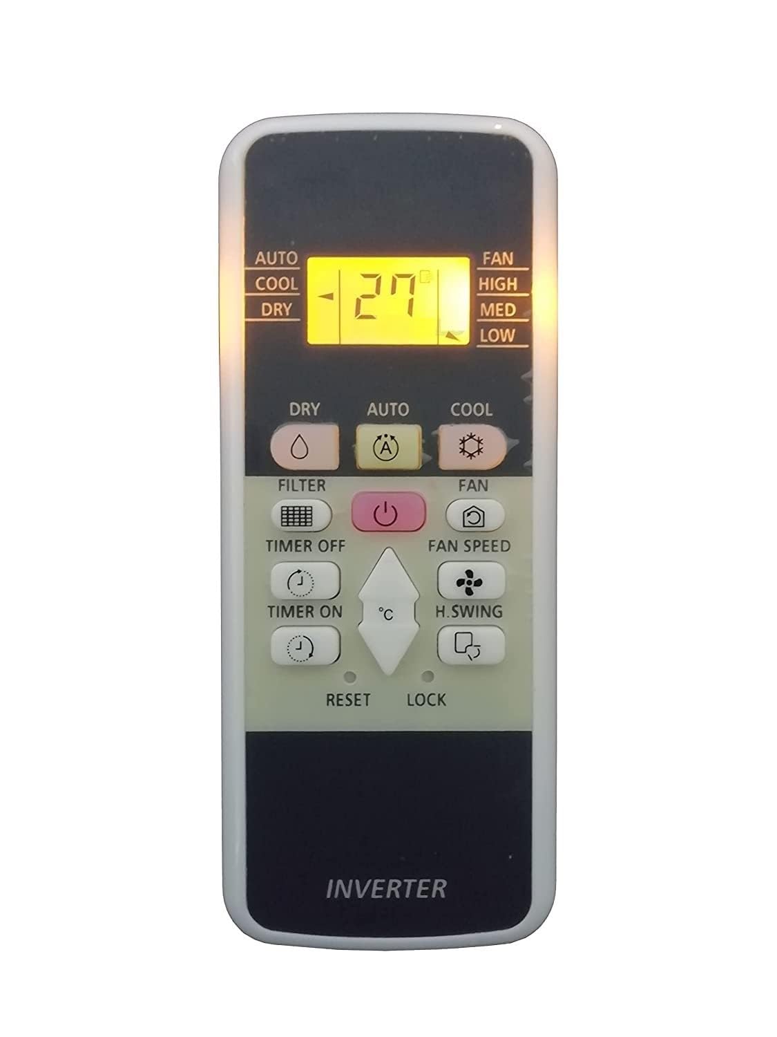 VHM 5 Years Warranty Remote Compatible for HITACHI Inverter AC Remote with Backlight (Suitable for Hitachi Ac Remote)-image-22