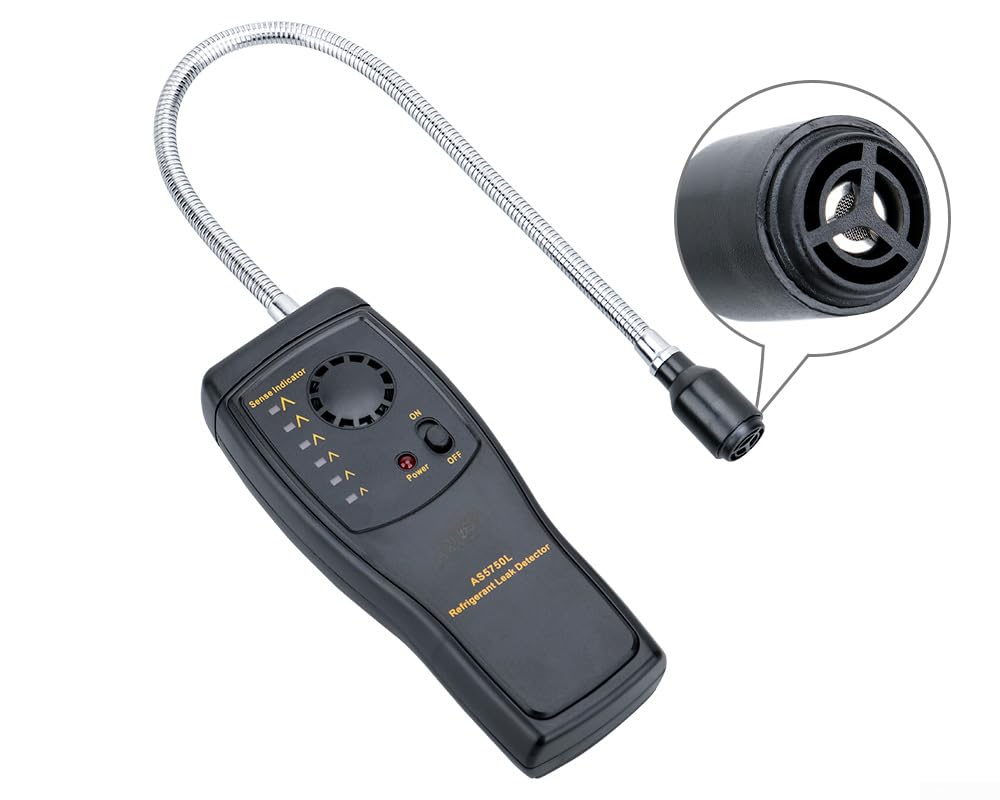 Halogen Leckdetektor mit flexibler Edelstahlsonde