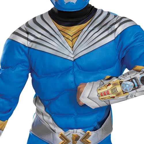 Disfraz Blue Ranger para niños talla 4-6 miniatura 4